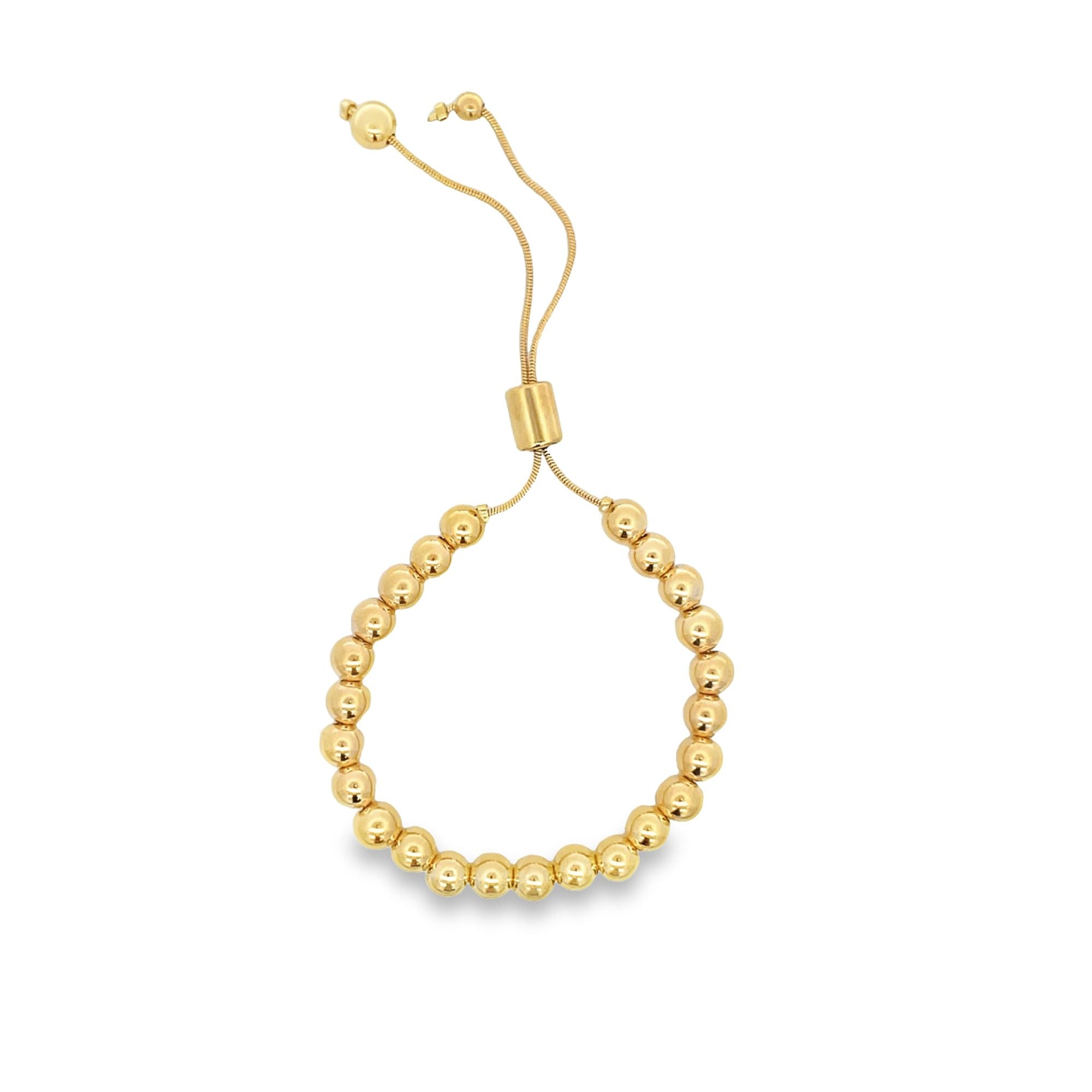 4,6,8,10mm Adjustable Bead Bracelet  (I70-I71,I83)