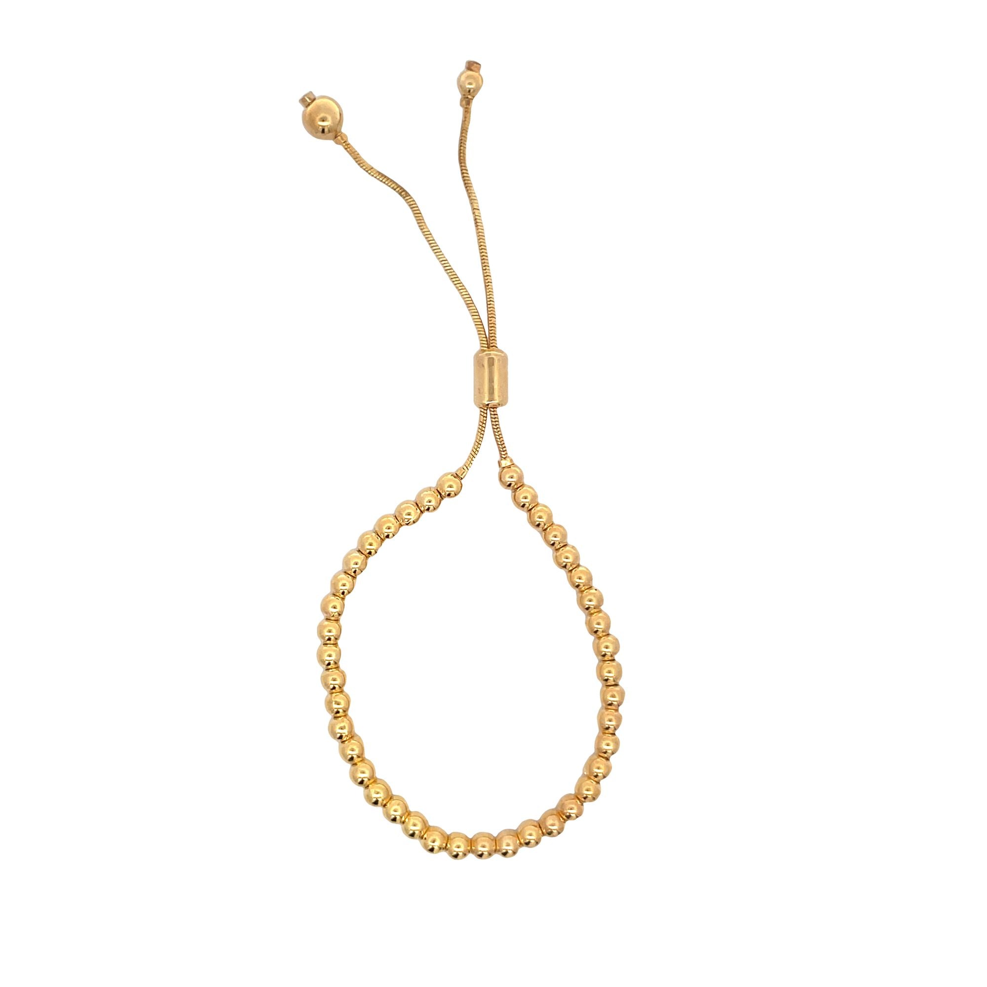 4,6,8,10mm Adjustable Bead Bracelet  (I70-I71,I83)