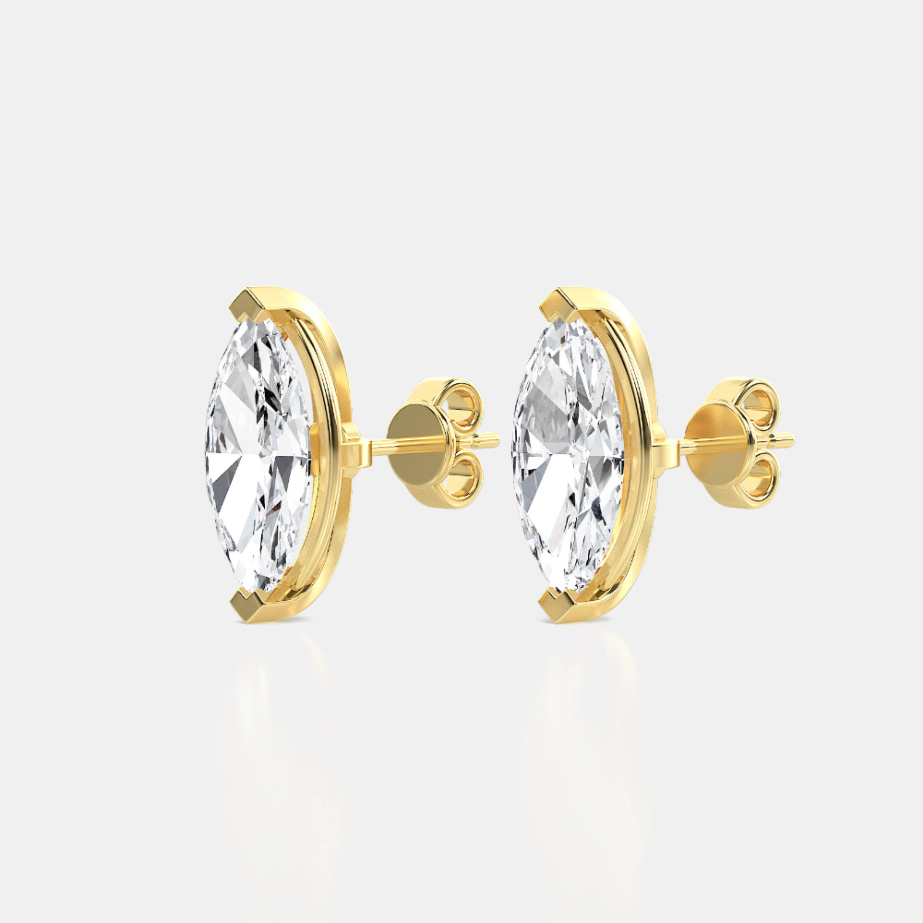 Marquise Stud Earrings