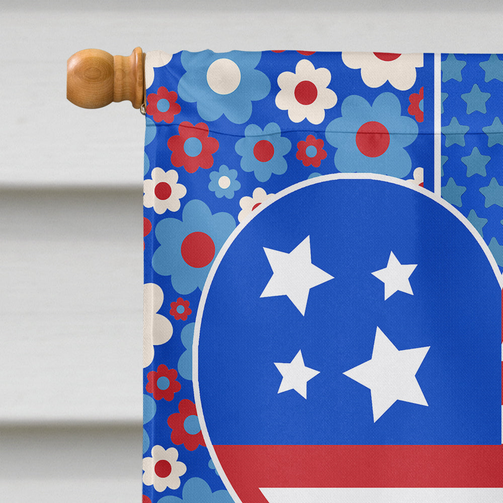 Fawn Boxer USA American House Flag