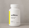 Front view of Premium Magnesium & Vitamin B6 Supplement by Willkins