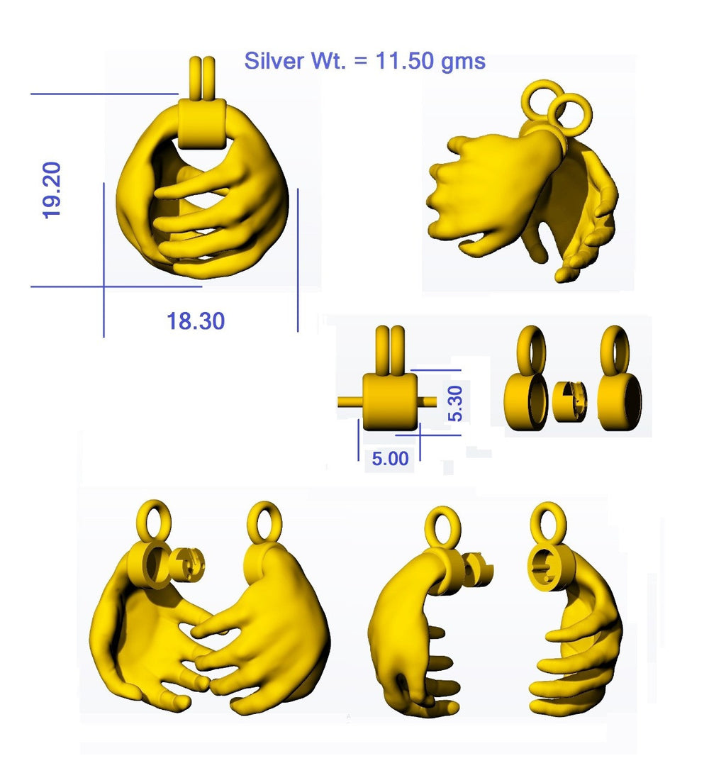 Empowerment Necklace worn at a special occasion