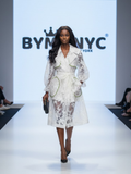 White Lace Coat Dress HUDSON YARDS: Prêt-à-Porter Line BYMANYC ® New York