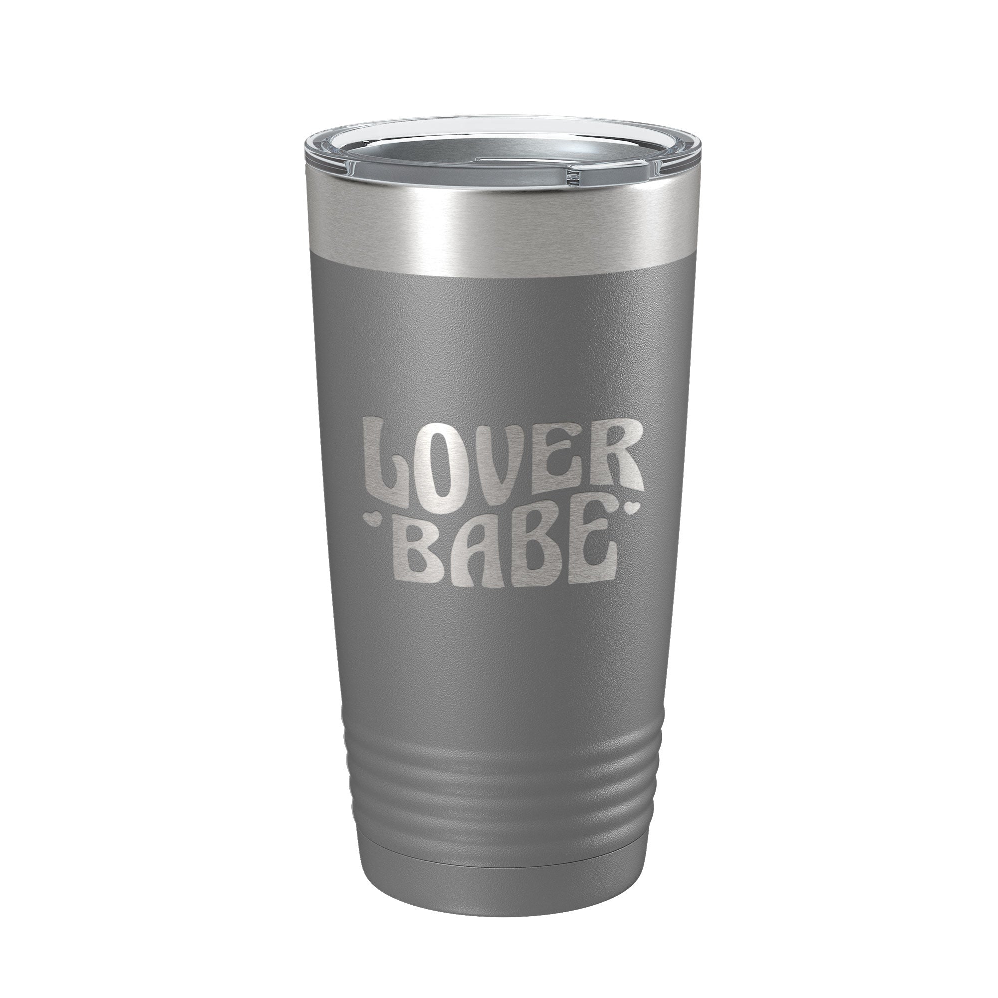 Lifestyle shot of Lover Babe Tumbler with snacks