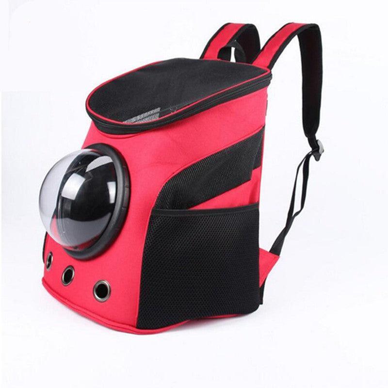 Adventure Paws Stylish Pet Carrier displayed in a vibrant park setting