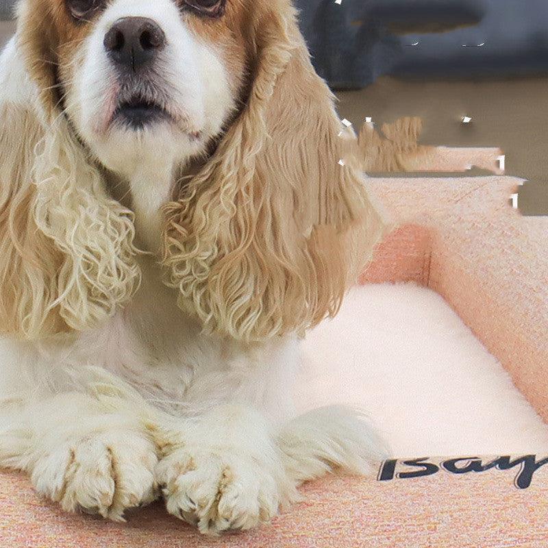 Cat relaxing in Luxurious All-Season Washable Cat Litter Bed from Dog Hugs Cat