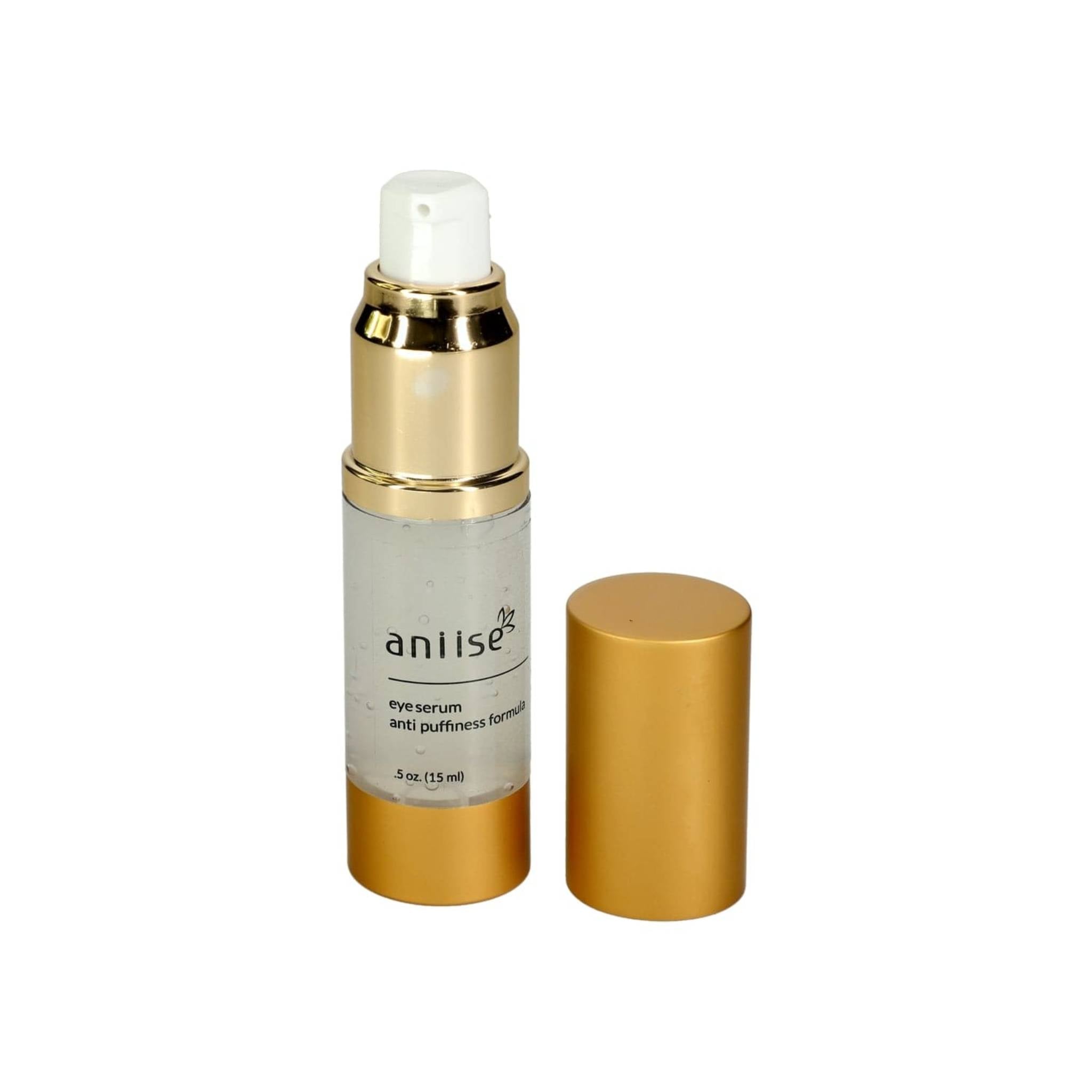 Application of Revitalizing Anti-Puffiness Eye Serum on under-eye area