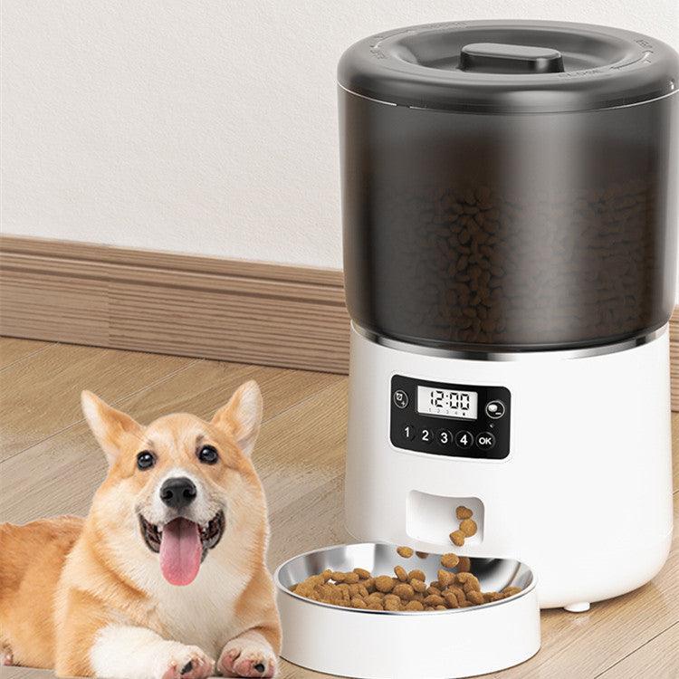 Front view of Smart Timed Automatic Cat Feeder by Dog Hugs Cat