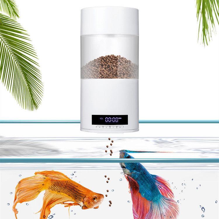 Smart Automatic Fish Feeder by Dog Hugs Cat in elegant design