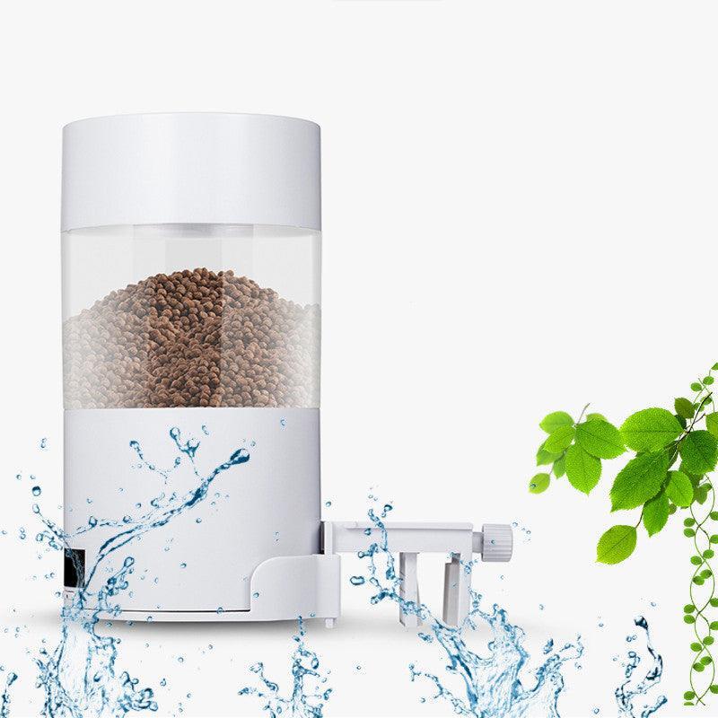 User-friendly controls on Smart Automatic Fish Feeder by Dog Hugs Cat