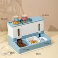 Side view of Smart Automatic Pet Feeder with Water Refill for pets