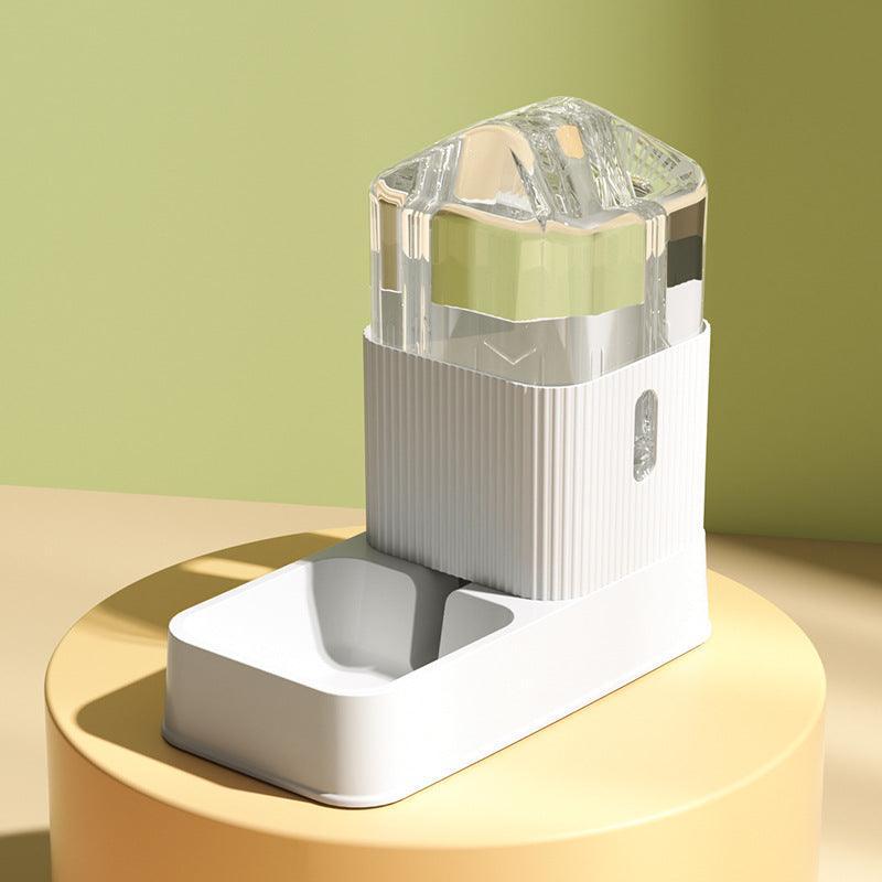 Front view of Smart Automatic Pet Feeder with Hygienic Water System by Dog Hugs Cat