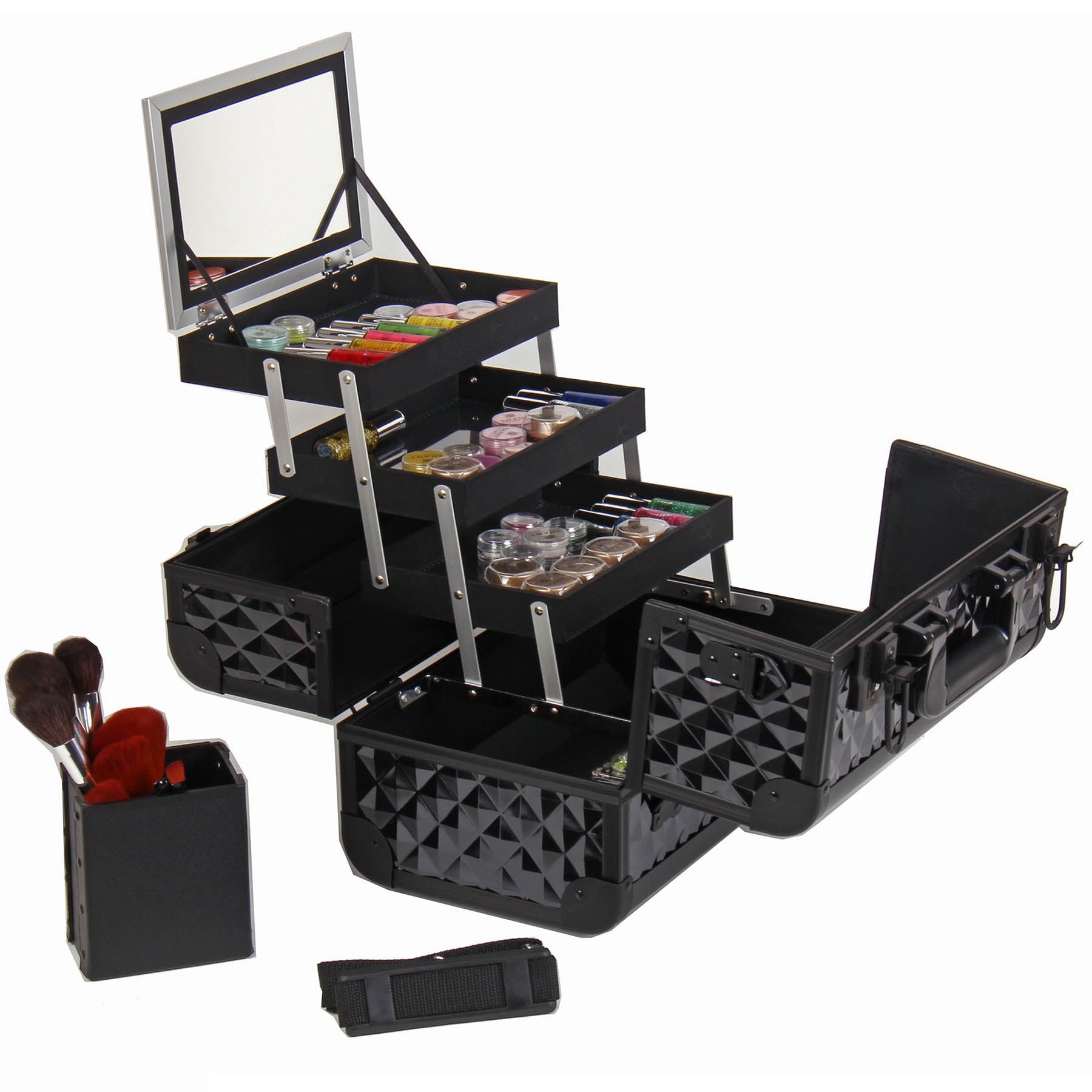 Durability test of Premium Fantasy Makeup Train Case by SHANY