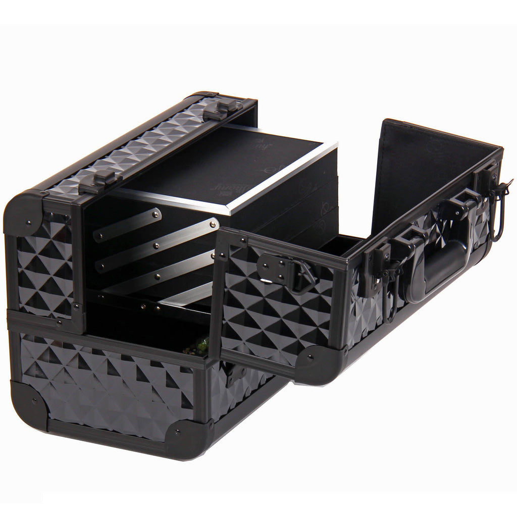 Interior dividers of Premium Fantasy Makeup Train Case by SHANY