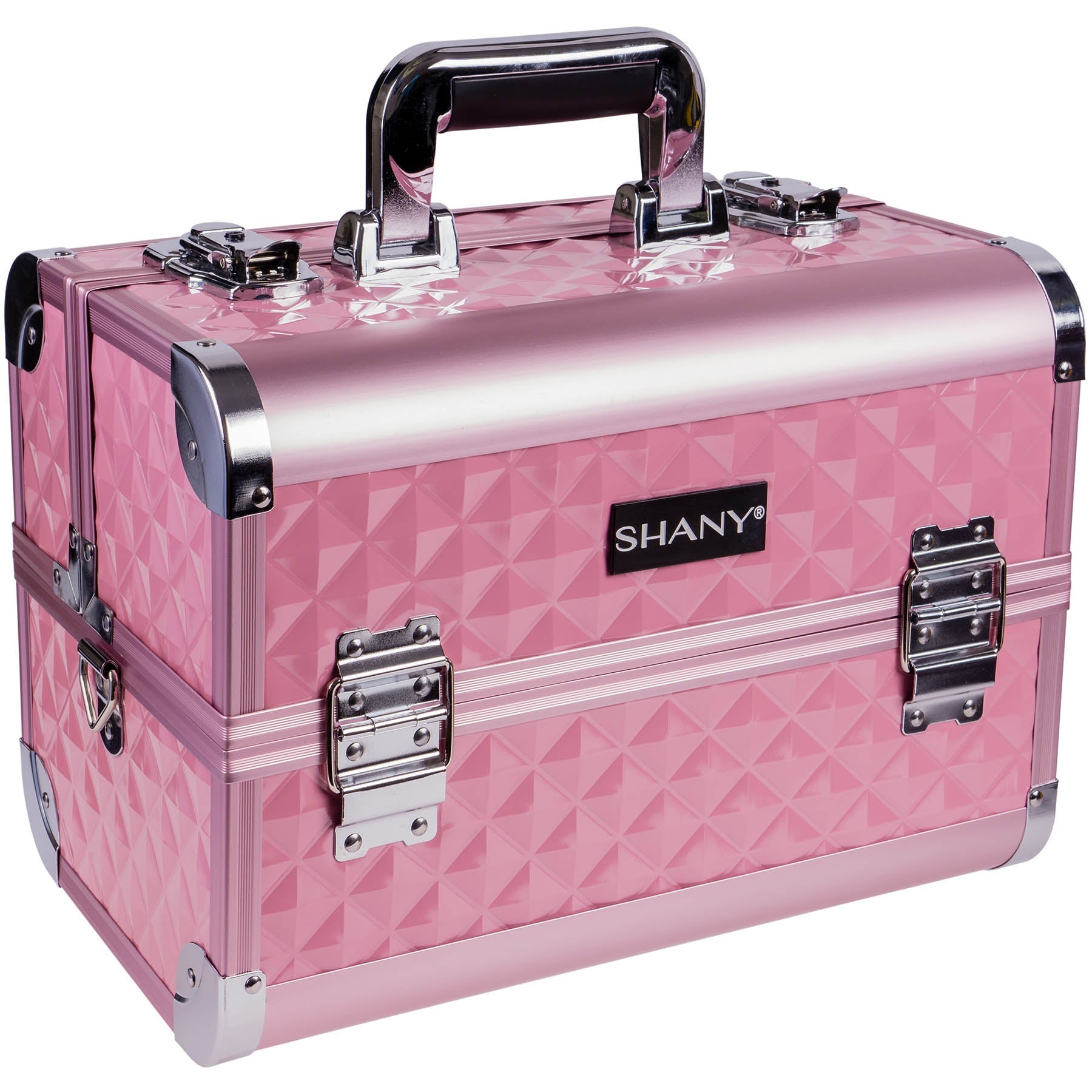 Versatile storage options of Premium Fantasy Makeup Train Case by SHANY
