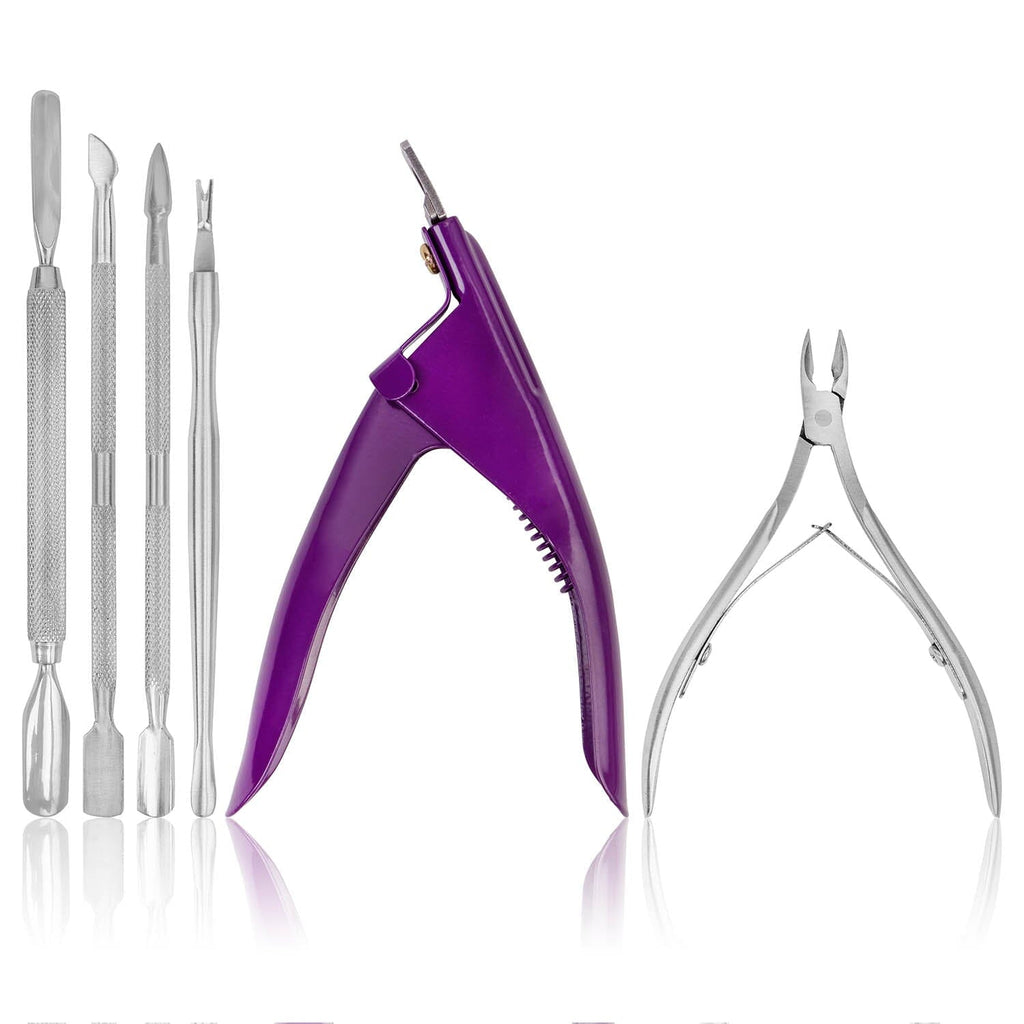 Close-up of precision cuticle clipper from the Professional 6-Piece Nail Care Tool Set