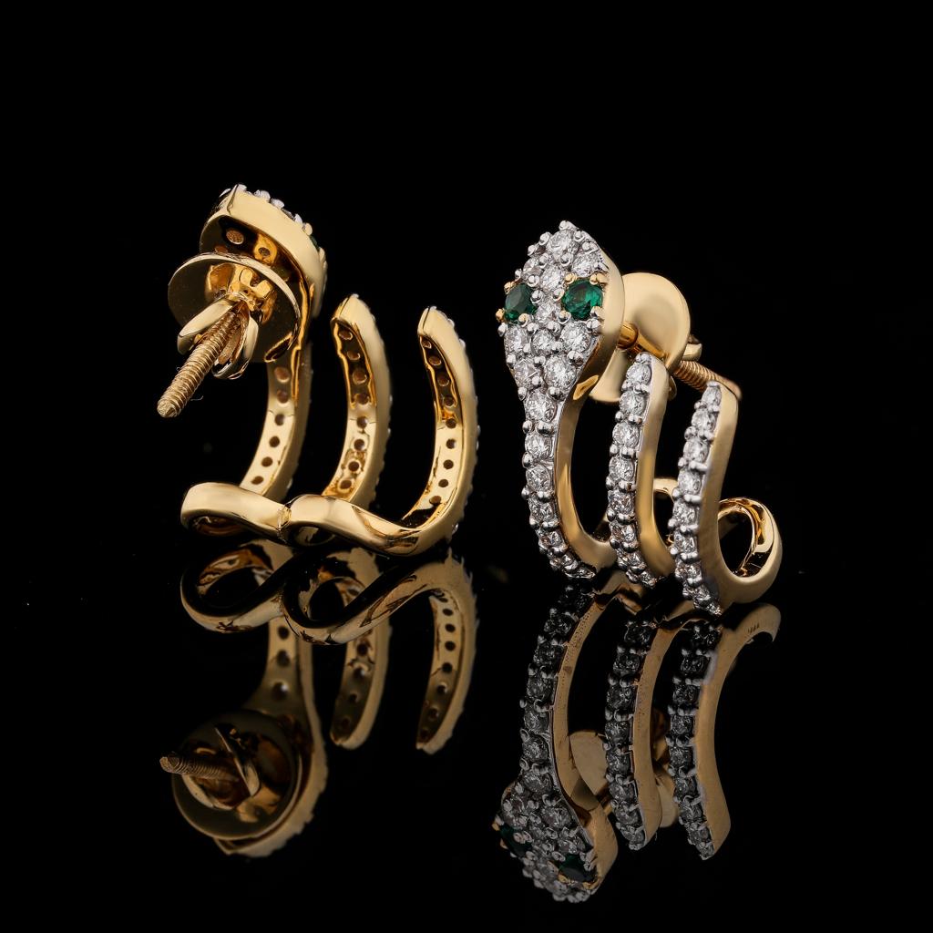 Viper Snake Earrings