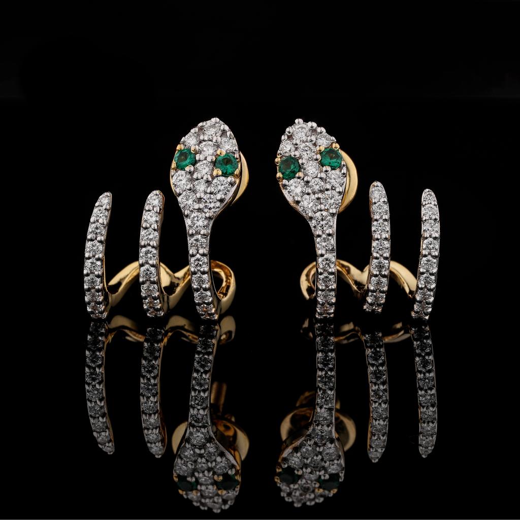 Viper Snake Earrings