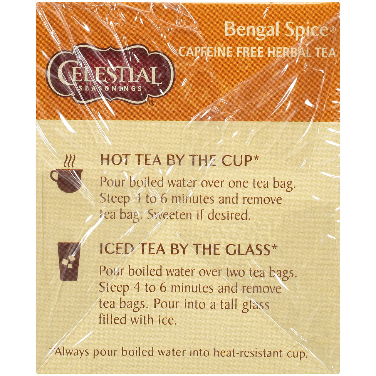 Celestial Seasonings Bengal Spice Herb Tea (6x20 Bags)