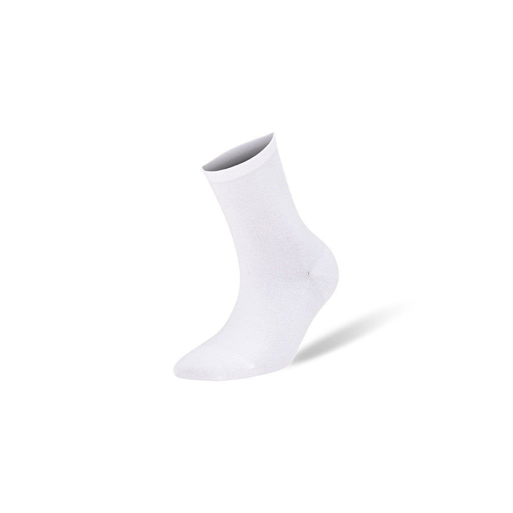 Front view of Premium Bamboo Crew Socks for Women in elegant gift box