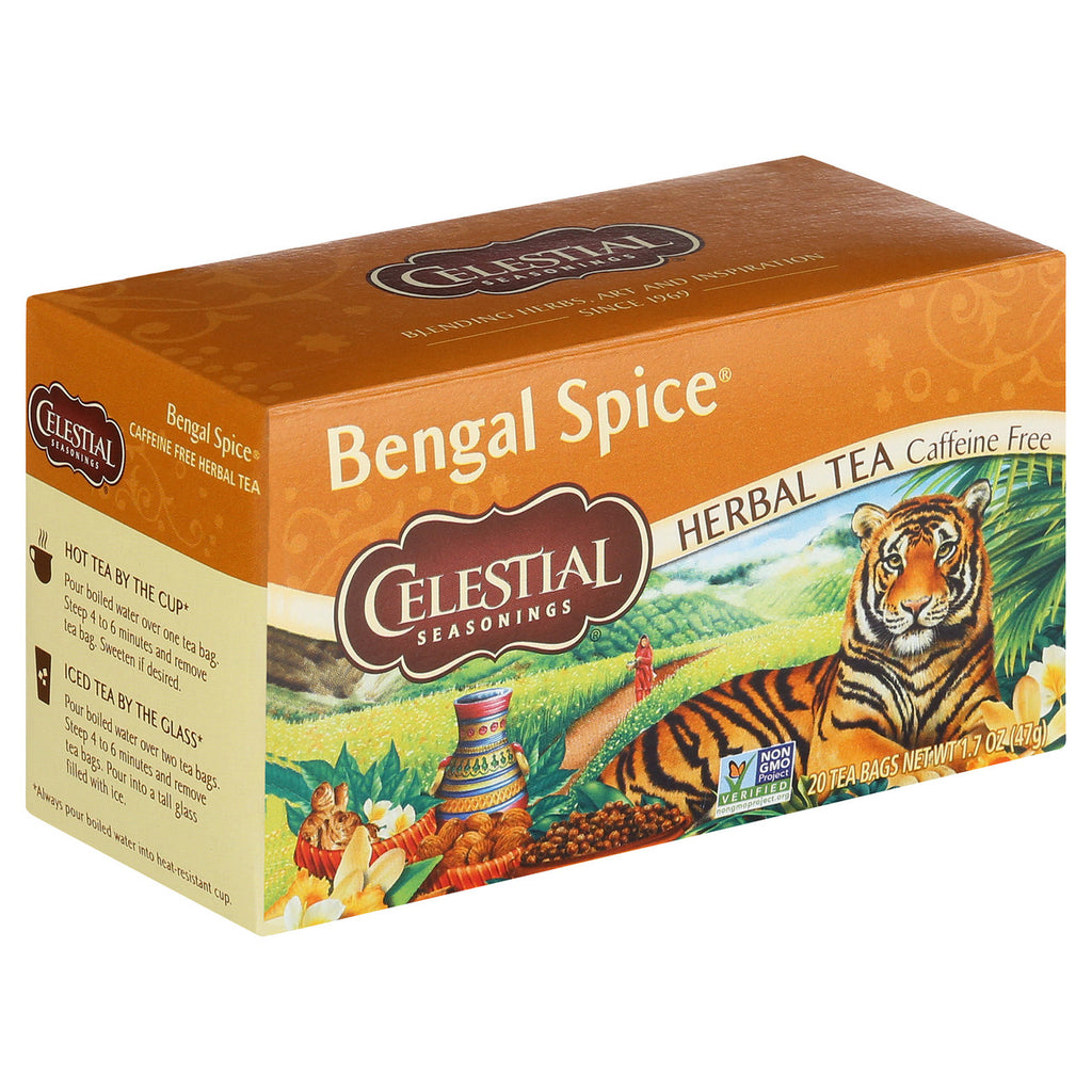 Celestial Seasonings Bengal Spice Herb Tea (6x20 Bags)