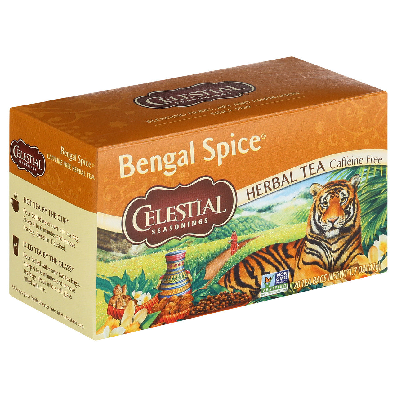 Celestial Seasonings Bengal Spice Herb Tea (6x20 Bags)