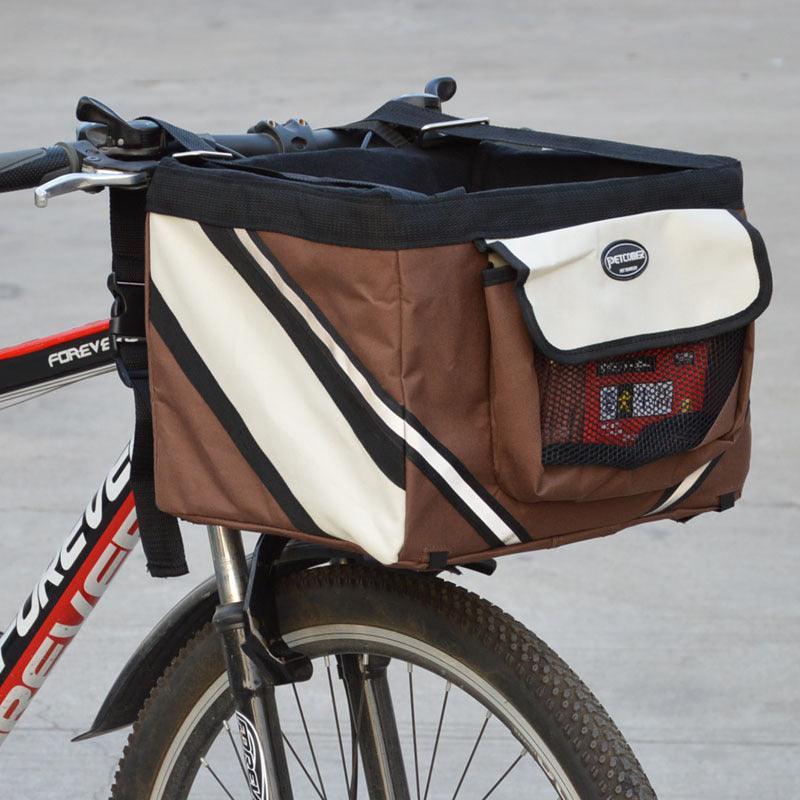 Side view of BikePaws Pet Traveler showcasing ergonomic design