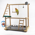 Close-up of the elevated perch on Bird Haven Desktop Playground