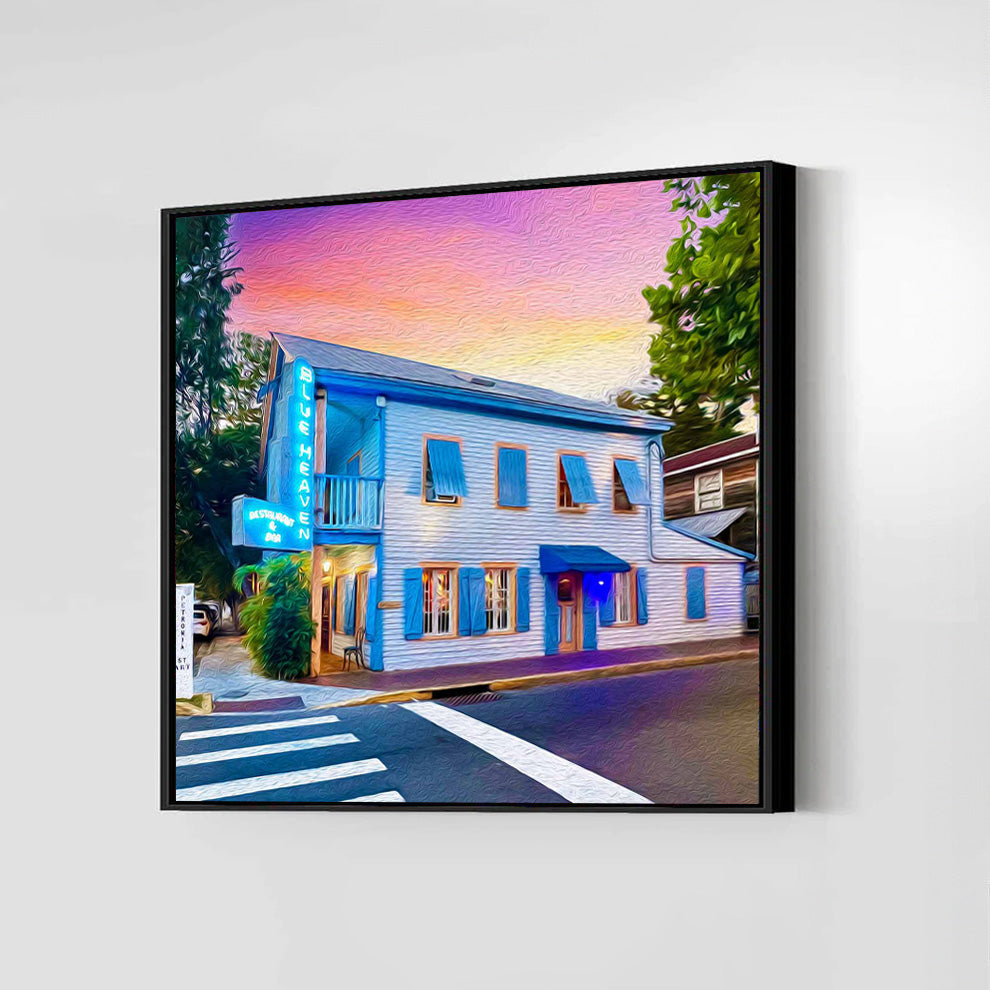 Blue Heaven Neon Lights