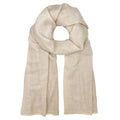 Elegant blush handloom cashmere scarf by Pokhara Nepal Artisans