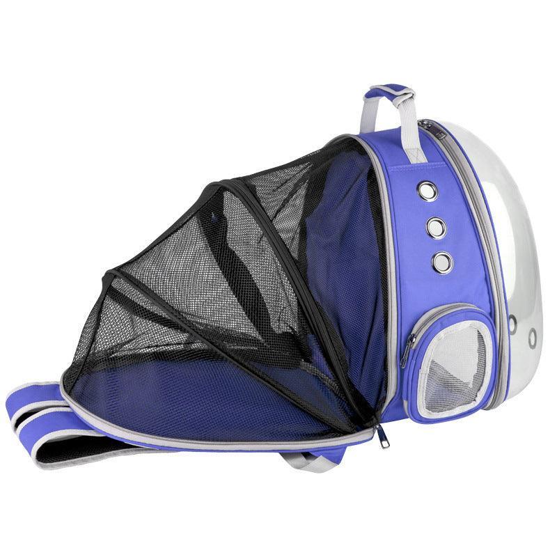 Bubble Pet Backpack with spacious interior for small animals