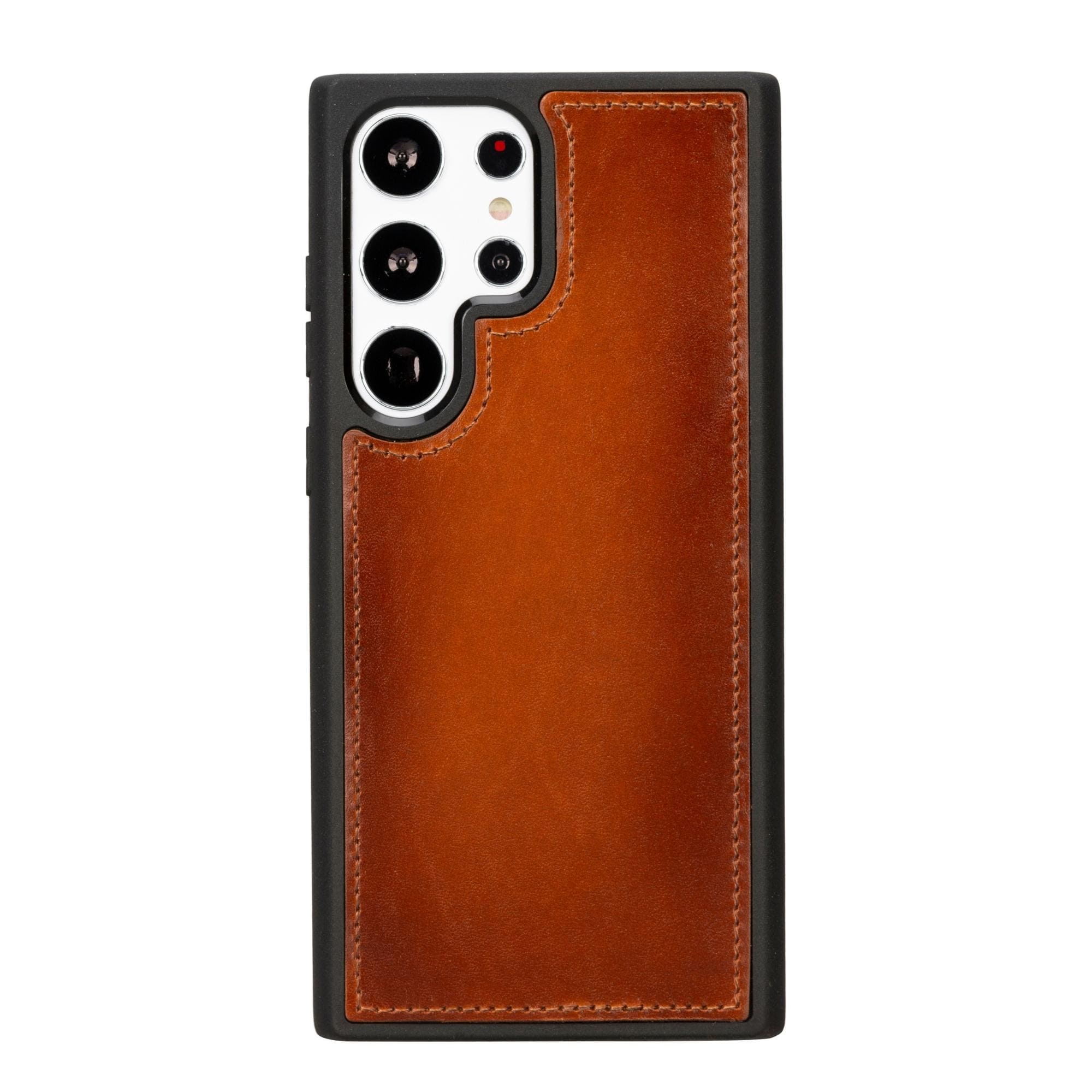 Luxury Leather Wallet Case for Samsung Galaxy S23 with cards inserted by TORONATA