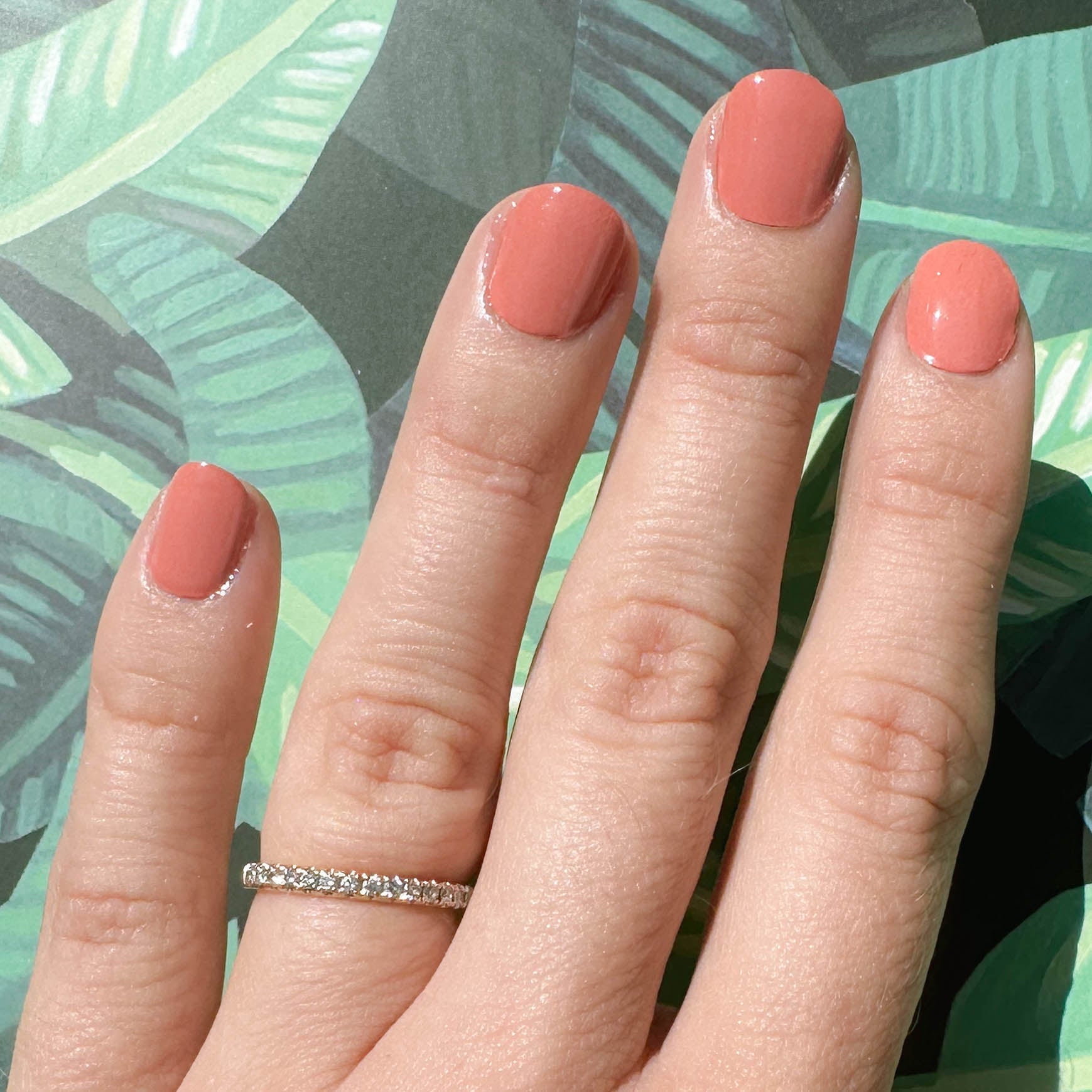 Burnt Orange Nail Polish Wraps