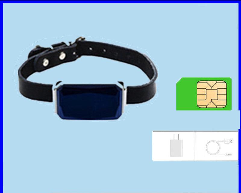 Smart GPS Pet Tracker Collar displayed with pet enjoying outdoor adventure