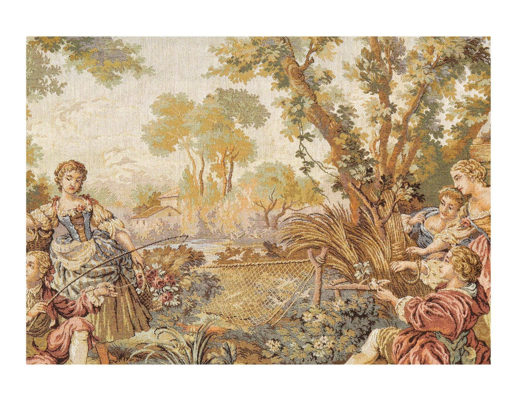 Canvello Genre Tapestry Landscape Romantic Vintage 3'5'' X 3'6''