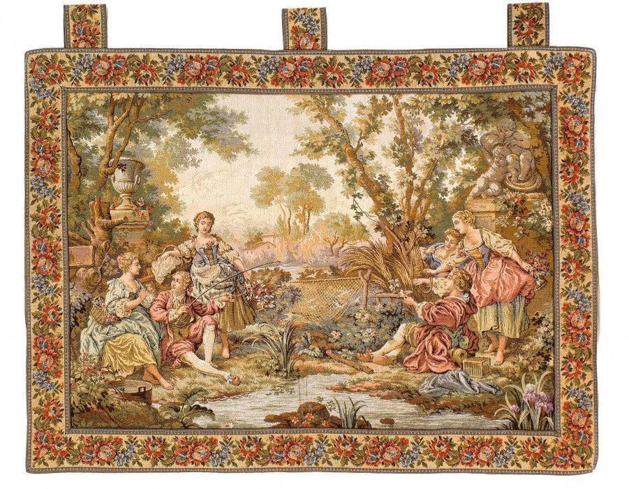 Canvello Genre Tapestry Landscape Romantic Vintage 3'5'' X 3'6''