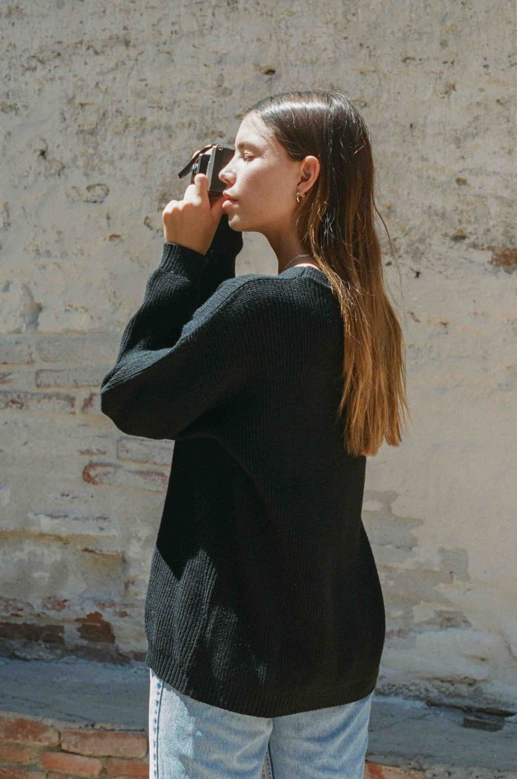 Charles Sweater - Soft Black Sweater