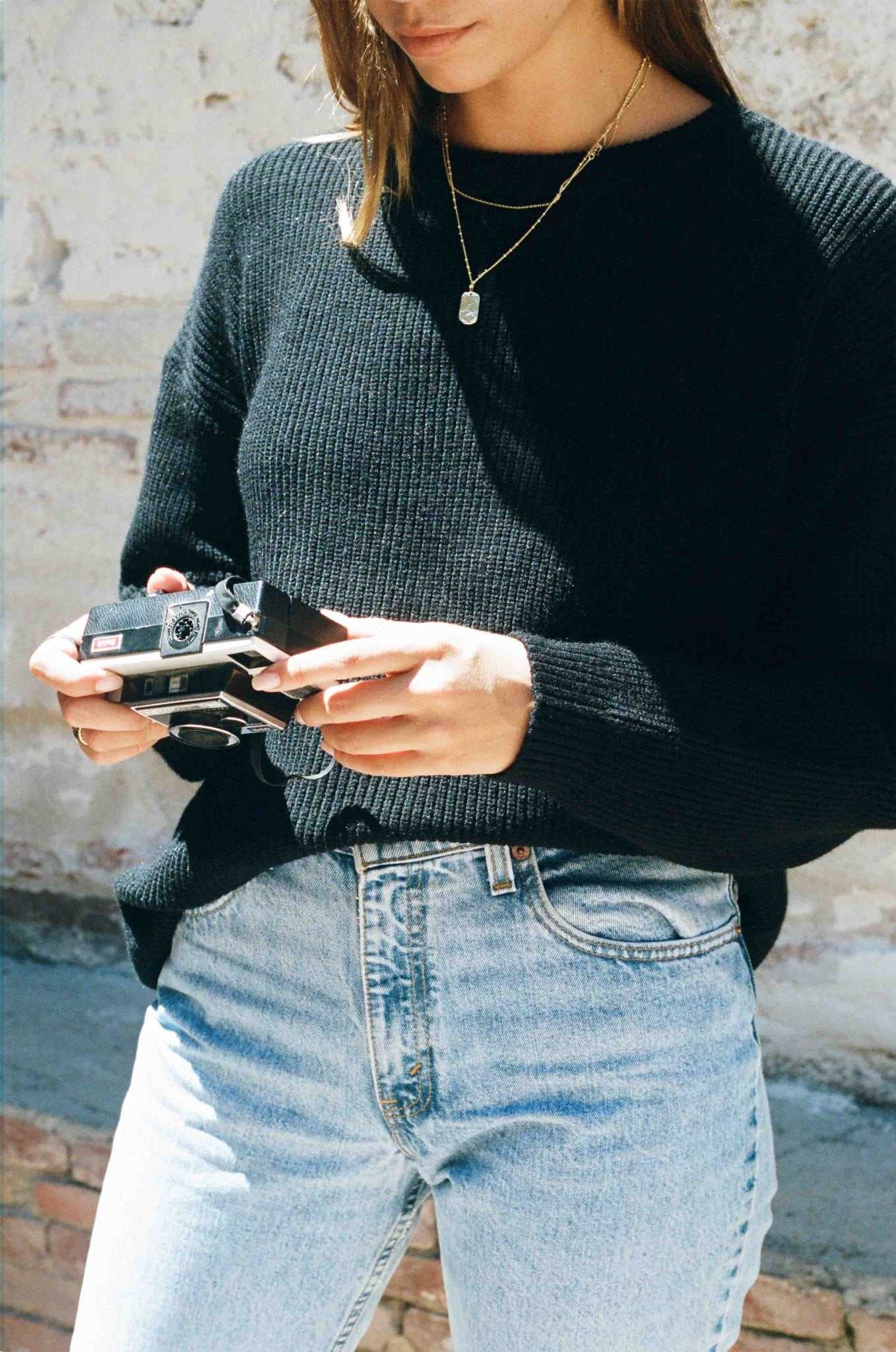 Charles Sweater - Soft Black Sweater