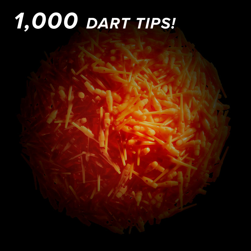 Viper Tufflex Tips III 2BA Orange 1000Ct Soft Dart Tips