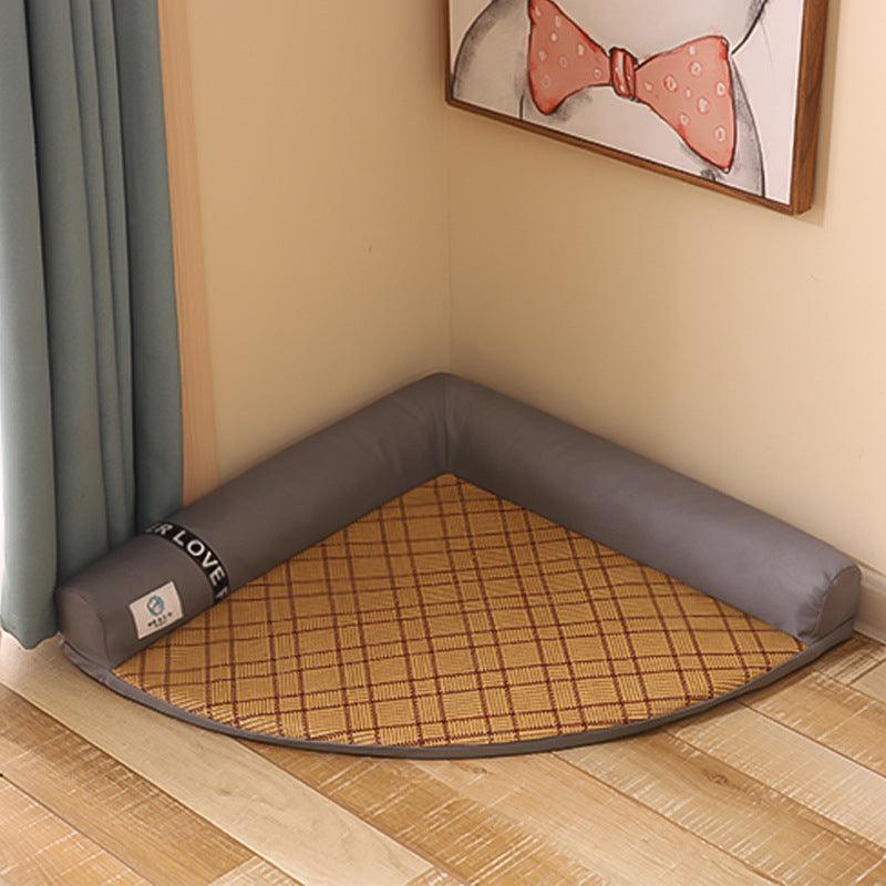 Dog enjoying the comfort of the Cool Breeze Pet Oasis Summer Cooling Mat