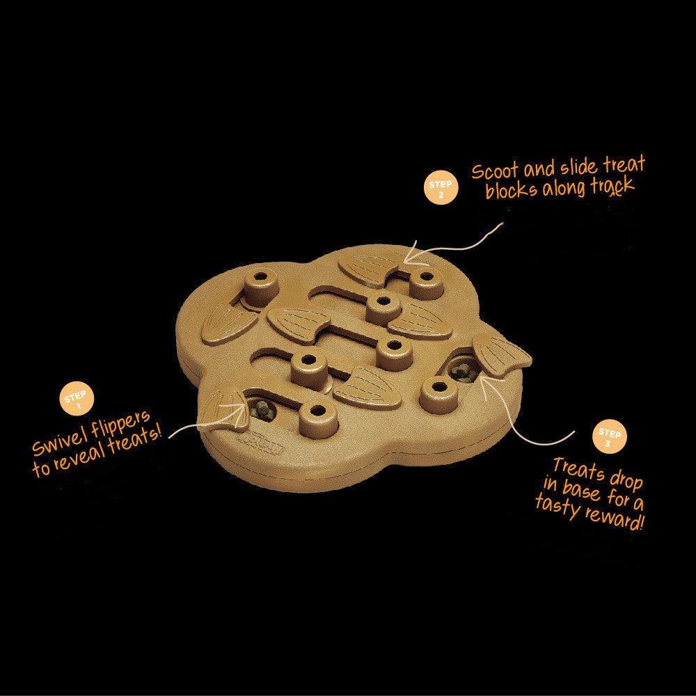 Durable Vibrant Blue Seven Links Dog Toy designed for active play