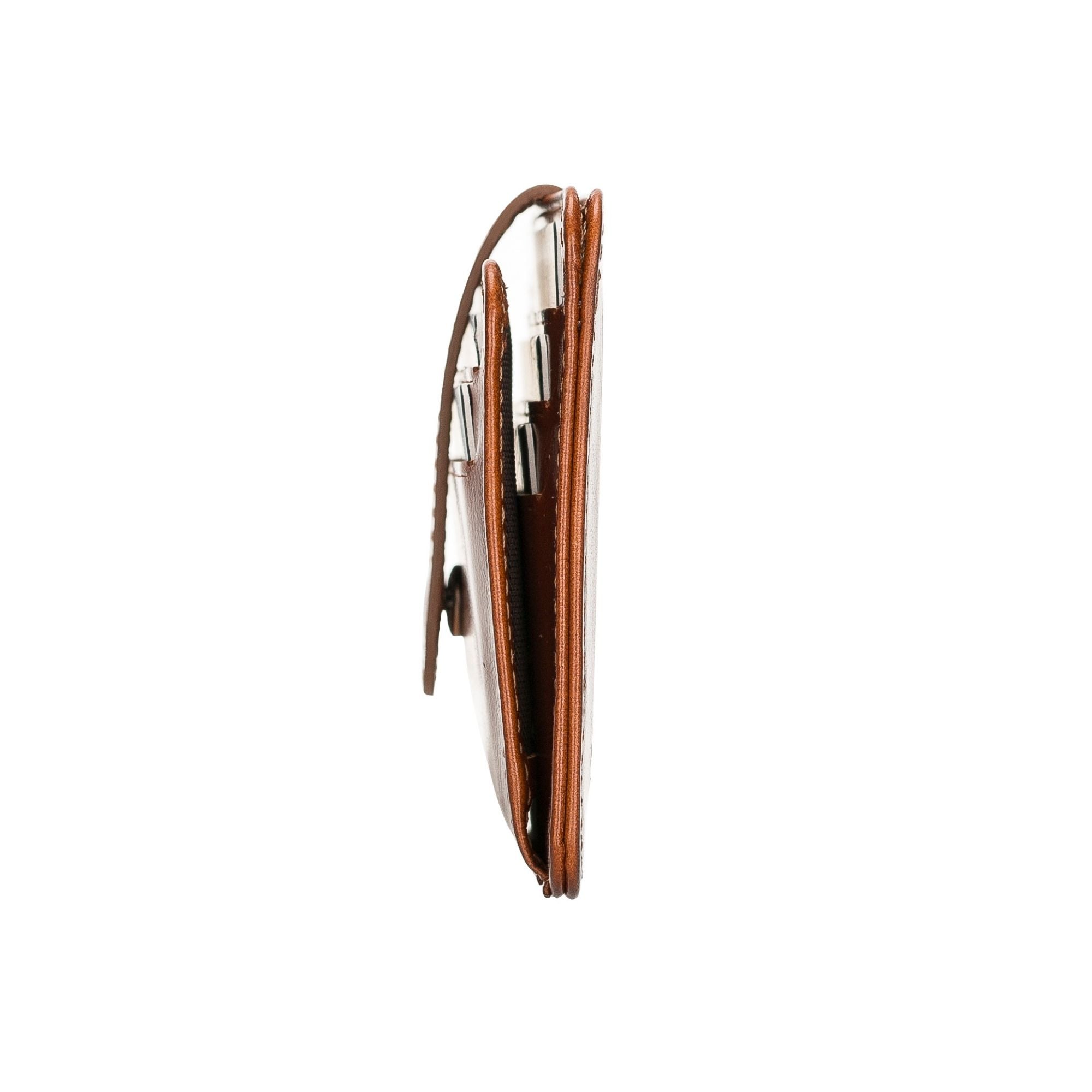 Interior layout of Cortez Wallet with card slots and ID window