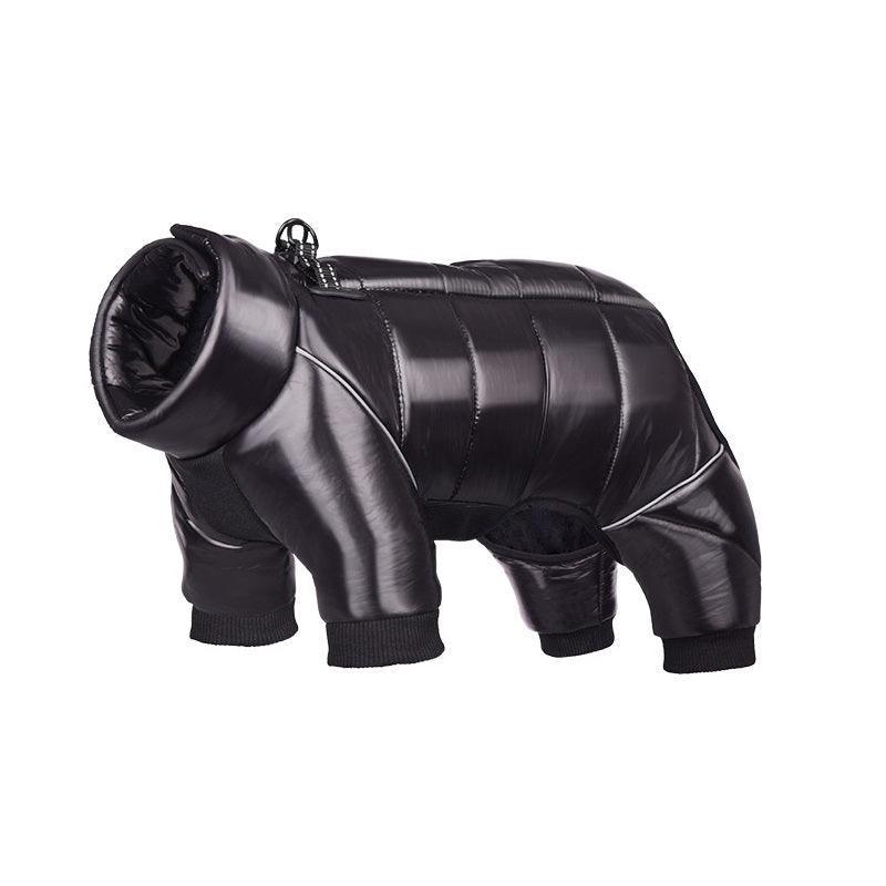 Ultimate CozyCanine Dog Jacket in urban setting during winter