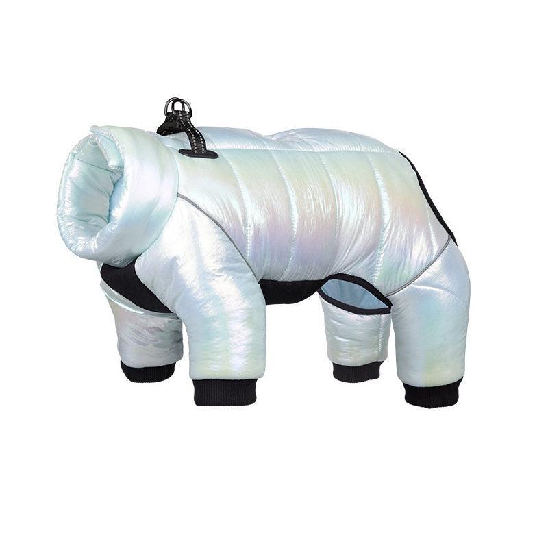 Front view of Ultimate CozyCanine Waterproof Dog Jacket by Dog Hugs Cat