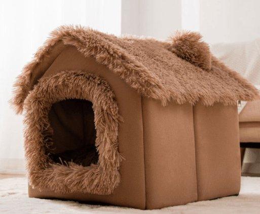Multiple CozyFold Pet Houses displayed for choice
