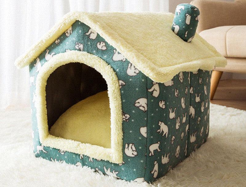 CozyFold Pet House in a cozy corner of the house