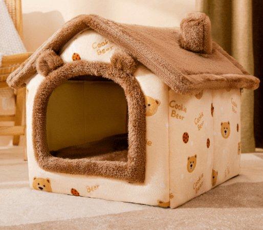 CozyFold Pet House demonstrating its portability