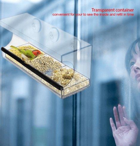 Lifestyle image of Stylish Acrylic Pet Feeder in a modern home setting