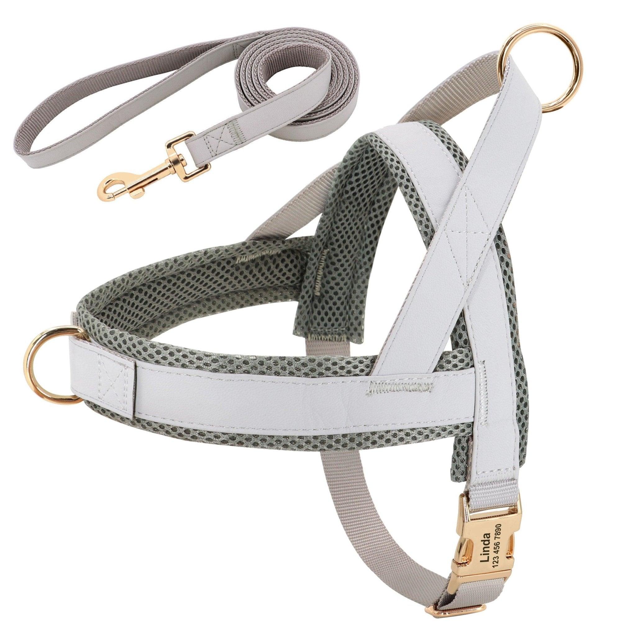 Adjustable Customizable Pet Harness & Leash Set showcasing durability by Dog Hugs Cat