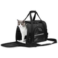 Folded Superior Pet Carrier for easy storage and travel convenience